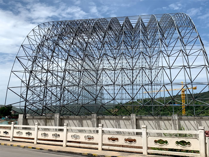 湘潭山寨矿储煤棚网架